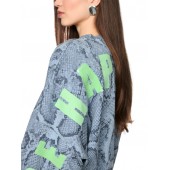 Marccain Sports - BS 4404 J14 - Sweatshirt met dierenprint 